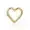 14K  Yellow Gold Plated Enhancer Diamond Lock  Jewelry