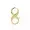 14K Yellow Gold plain  Infinity Enhancer Lock Jewelry