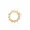 14K Yellow Gold Dotted Enhancer Round Lock Jewelry