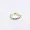 14K Yellow Gold Black Diamond Round Enhancer Lock Jewelry