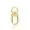 Yellow Gold Plated  Finding  925 Silver Plain Enhancer Lock Jewelry