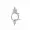 925 Silver Finding Diamond  Enhancer Lock Jewelry