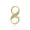 14K Yellow Gold Diamond Infinity Enhancer Lock Jewelry