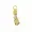 14K Yellow Gold Plated Figa Charm Enhancer Lock Jewelry