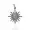 925 Silver Diamond Star Charm Jewelry