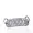 925 Silver Diamond XOXO Connector Charm Jewelry