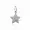 925 Silver  Star Diamond  Charm Jewelry