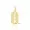 14K Yellow Gold Plated Razor Blade Charm Jewelry
