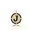 14k Yellow Gold Plated Diamond J Enamel Letter Charm Jewelry