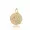 14K Yellow Gold Dog Face Charm Jewelry