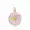 14K Yellow Gold Plated Daisy Floral Enamel Charms Jewelry