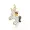 14K Yellow Gold Plated Multi Enamel Unicorn Charm Jewelry