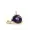 14k  Yellow Gold Plated Amethyst Snail Charm Jewelry