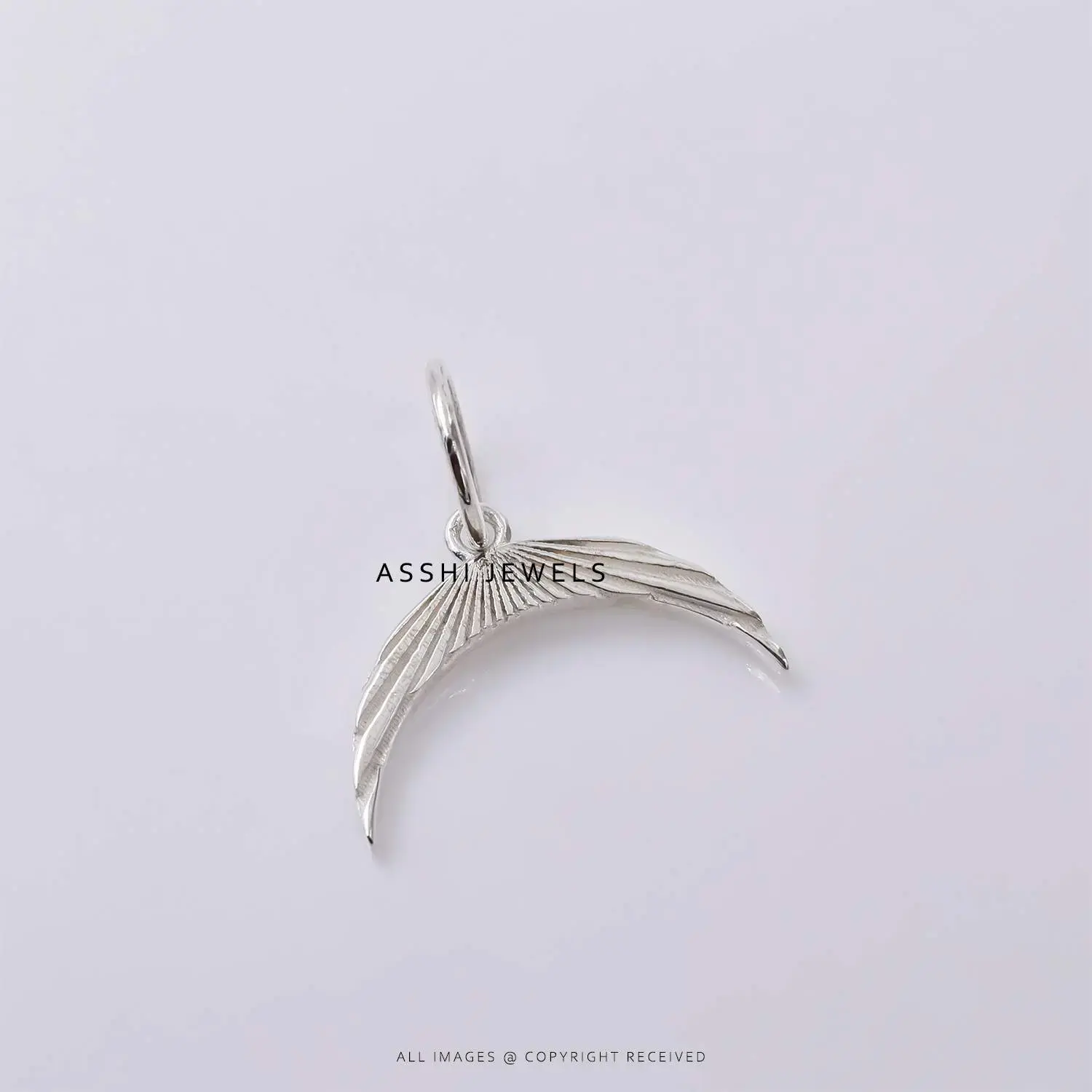 925 Silver Moon Charm Jewelry