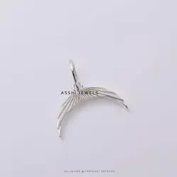 925 Silver Moon Charm Jewelry