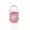 14K Yellow Gold Plated Enamel Cubic Zirconia Padlock Jewelry