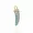 14K Yellow Gold Plated Diamond & Turquoise  Horn Pendant Jewelry