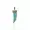 14K Yellow Gold Plated  Turquoise &  Diamond  Horn Pendant Jewelry