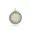 14K Yellow Gold Plated Turquoise & Diamond Pendant Jewelry