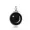 925 Silver Diamond Half Moon Pendant Jewelry