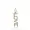 14K Yellow Gold Plated Love Diamond Pendant Jewelry