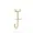 14k Yellow Gold Plated Diamond J Pendant Jewelry