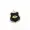 14K Yellow Gold Plated Diamond Blue Sapphire Black Onyx Shield Pendant Jewelry