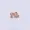 925 Rose Gold Plated Matte Finish Skull Stud Earring Jewelry