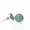 925 Silver Diamond & Emerald  Stud Earring Jewelry