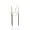 925 Silver Diamond Stick Dangle Earring Jewelry