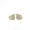14K Yellow Gold  Plated Pink Sapphire Eye Snake Diamond Stud Earring Jewelry