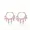 14K Rose Gold Diamond Mini Shaker Earring Jewelry