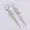 925 Silver Diamond Dangle Earring Triangle Earring Jewelry