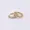 14K Yellow Gold Topaz Hoop Earring Jewelry