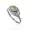 925 Silver  Diamond Evil Eye Ring Jewelry