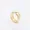 14K Yellow Gold Plated Plain Cigar Mini Cigar Ring Jewelry