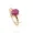 14K Yellow Gold Plate  Ruby Ring Jewelry