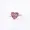 14K Rose Gold Plated Ruby Pink Sapphire Heart Ring Jewelry