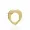 14k Yellow Gold Plated Ruby Heart Ring Jewelry