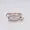 14k Rose Gold Plated Moissanite 4 Set Ring Jewelry