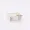 925 Silver Diamond 4 Set Square Ring Jewelry