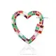 925 Silver Multi Enamel Heart Carabiner Jewelry Thumb