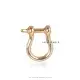 14K Yellow Gold Shackle Carabiner Jewelry Thumb