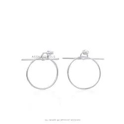 Creole Hoop Earrings in Sterling Silver