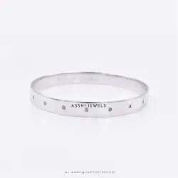 Luxury Diamond Bracelet in Silver Jewelry