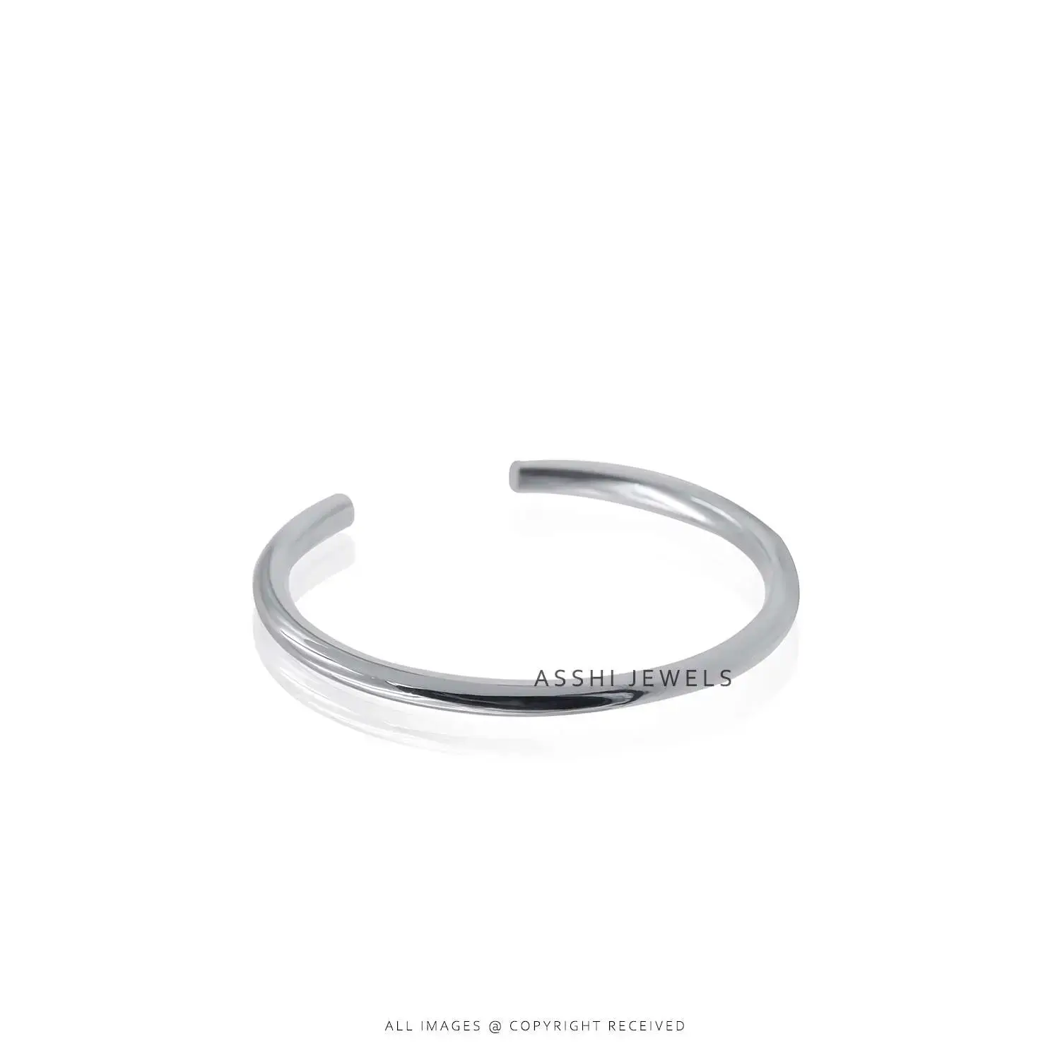 Amor Vincit Omnia Cuff Bangle 925 Sterling Silver